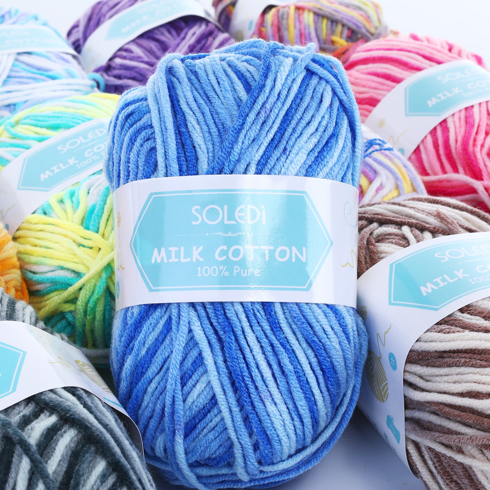 SOLEDI Wool For Crocheting Acrylic Crochet