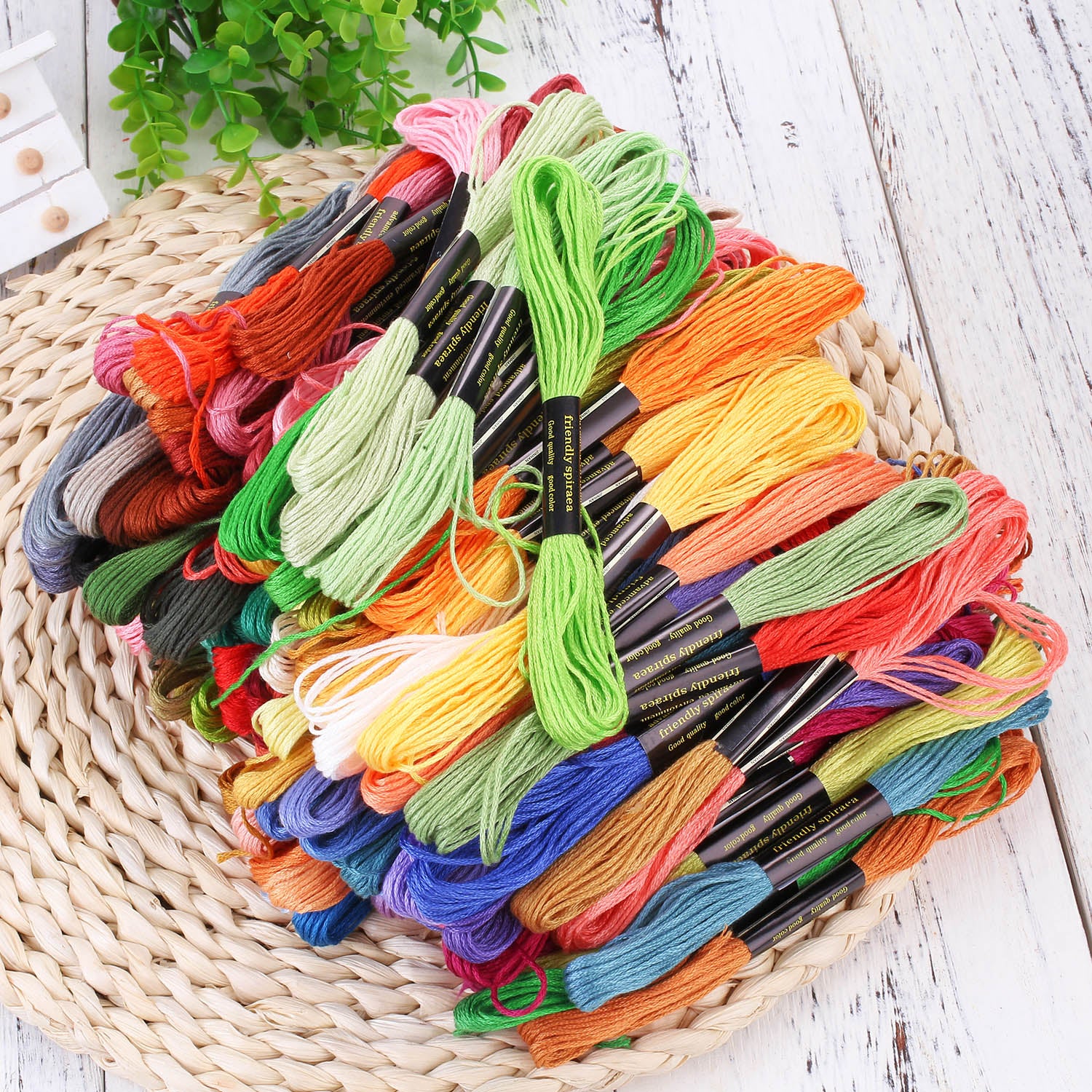 SOLEDI Embroidery thread Embroidery Floss Multi-Color Crafts Set