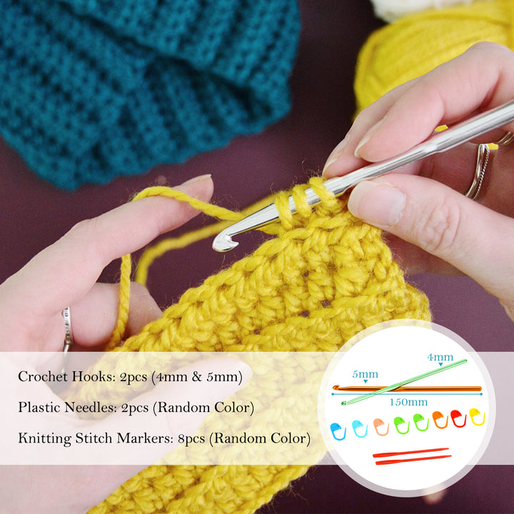 SOLEDI Wool For Crocheting Acrylic Crochet Wool (24 colors/40g)