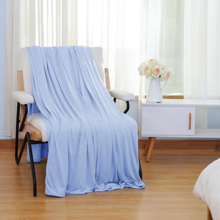 SOLEDI Cooling Blanket Cozy Blanket (Blue)